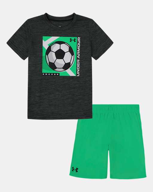 Little Boys' UA Soccer Logo Shorts Set